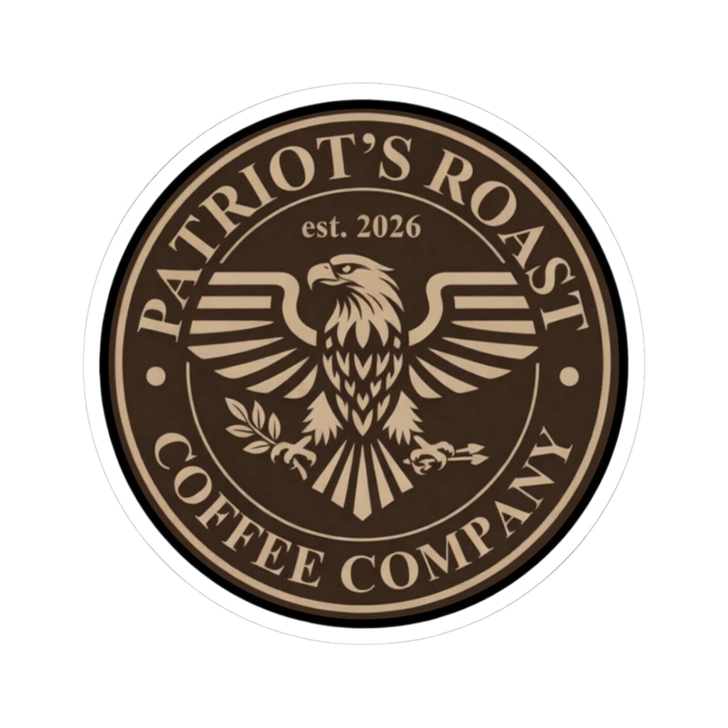 Patriot’s Roast Coffee Company Logo Sticker