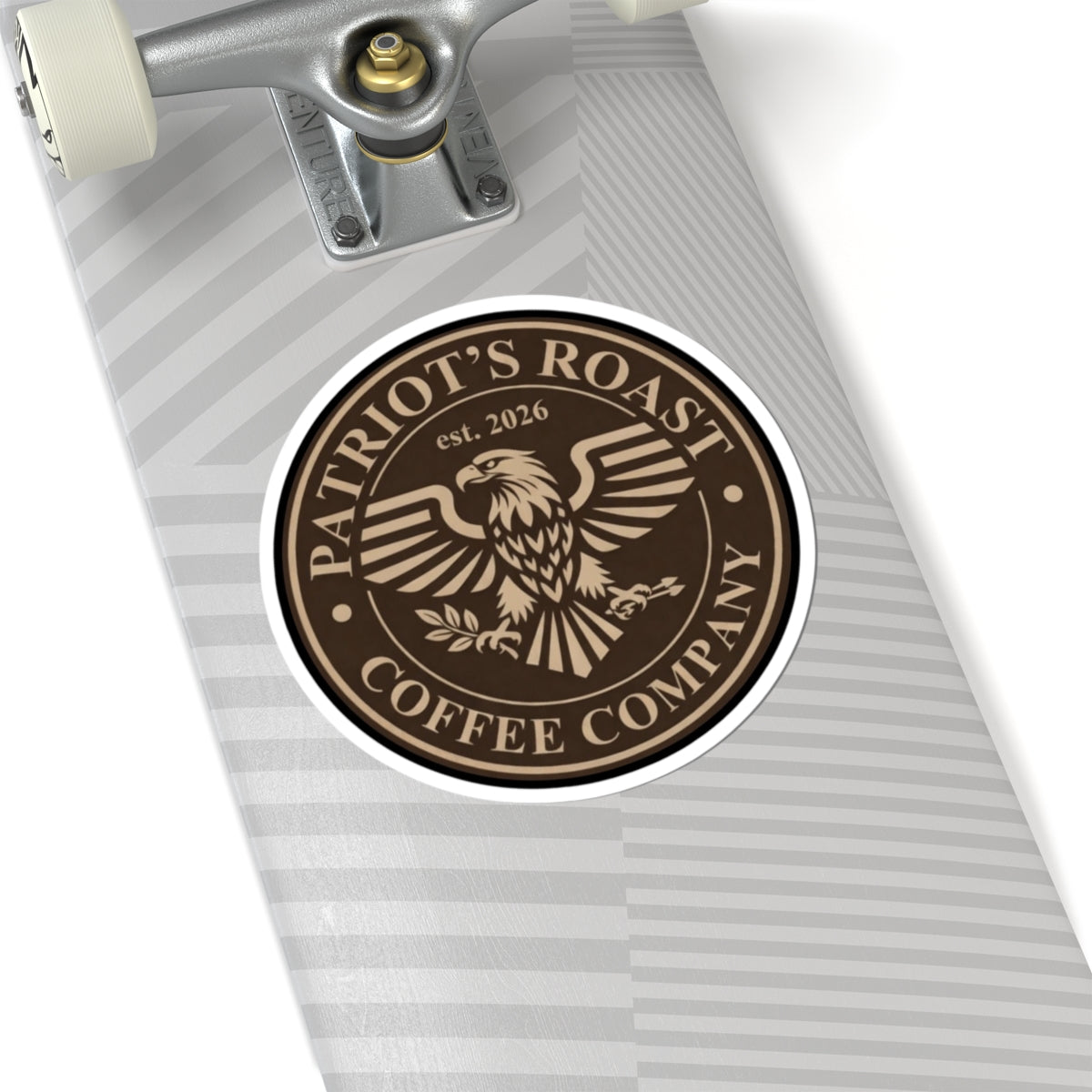 Patriot’s Roast Coffee Company Logo Sticker