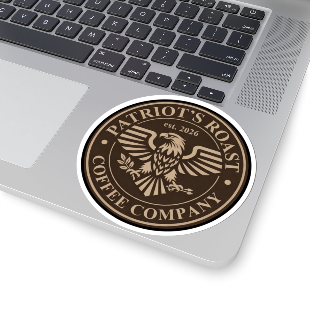 Patriot’s Roast Coffee Company Logo Sticker